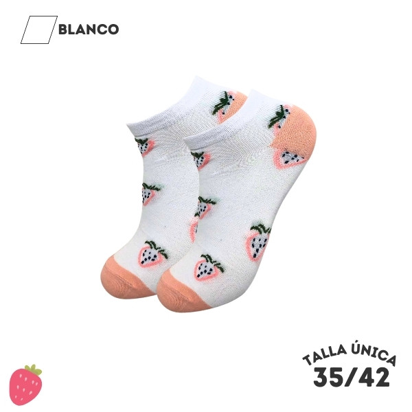 Calcetines Tobilleros Fresas