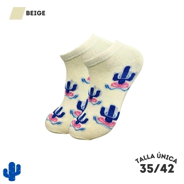 Calcetines Tobilleros Cactus