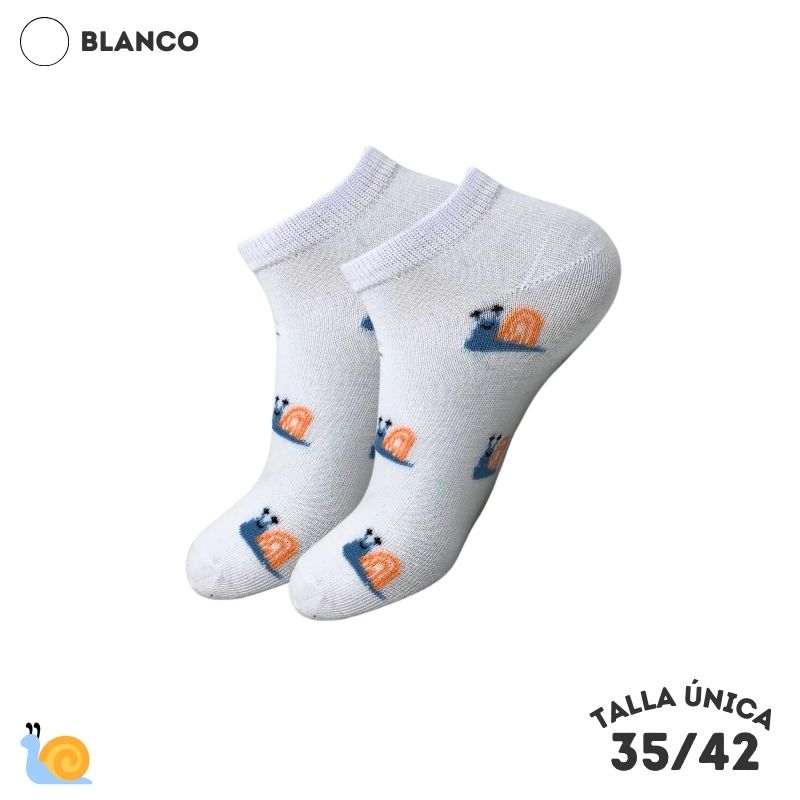 Calcetines Tobilleros Caracoles