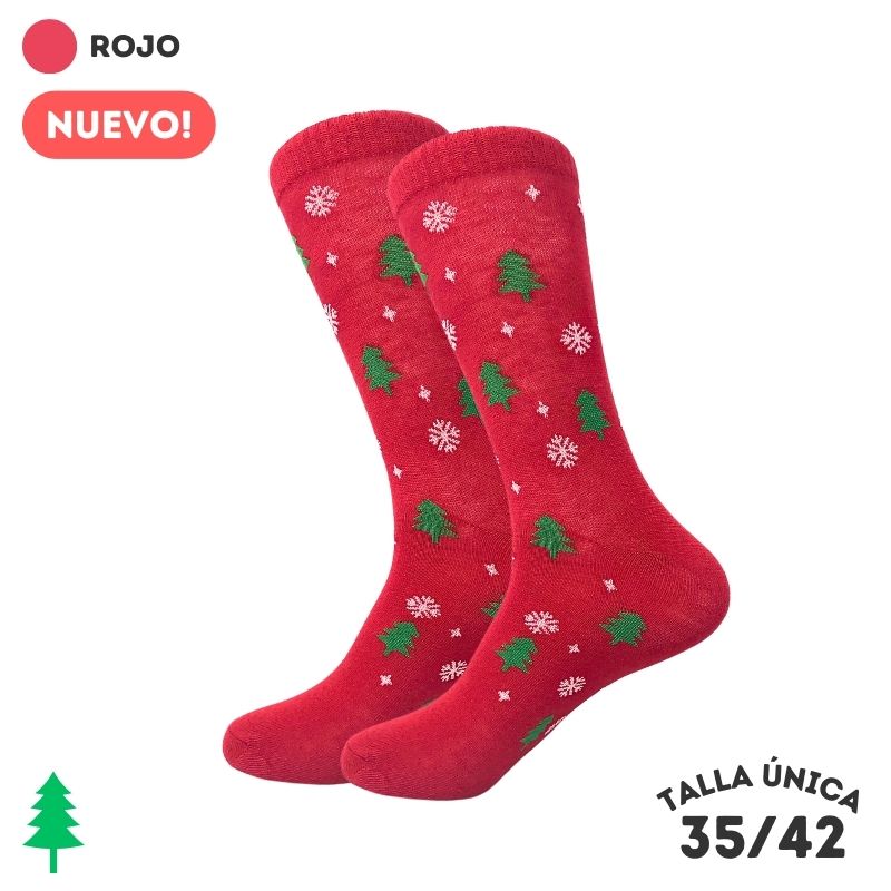 Calcetines Árboles Navidad
