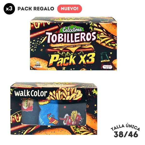 Pack Tobilleros (x3) – Comida Rápida