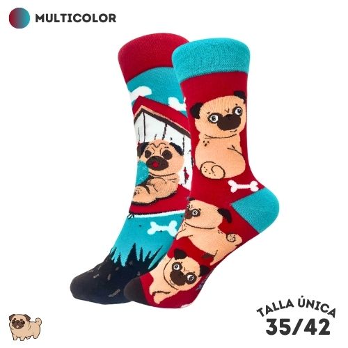 Calcetines Dispares Pugs