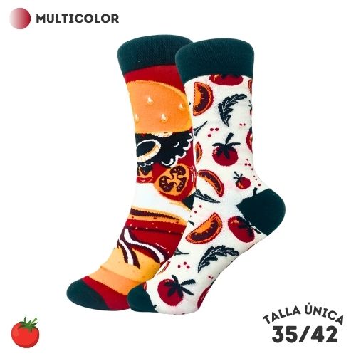 Calcetines Dispares Tomates