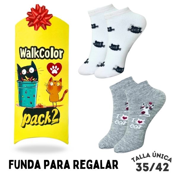 Pack Tobilleros (x2) – Gatos