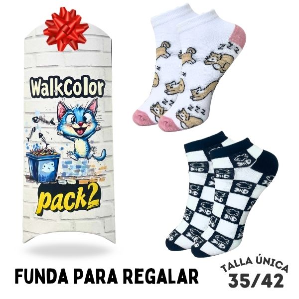 Pack Tobilleros (x2) – Gatos