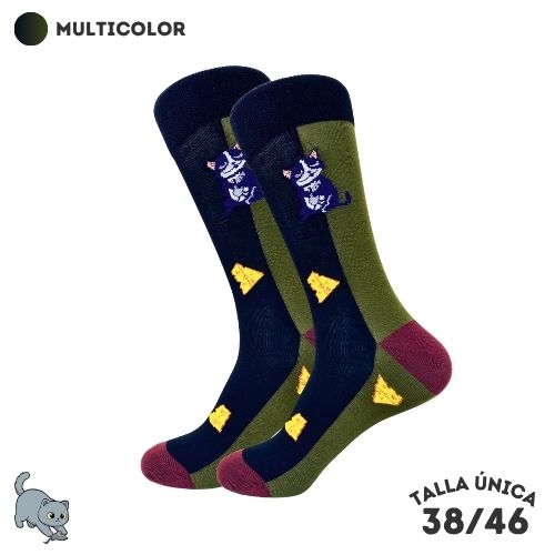 Calcetines Gato y Ratón