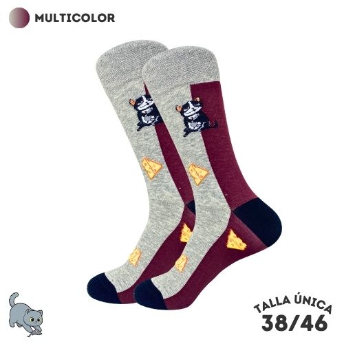 Calcetines Gato y Ratón