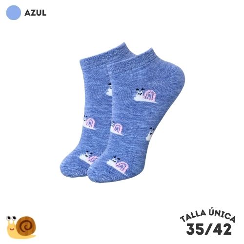 Calcetines Tobilleros Caracoles