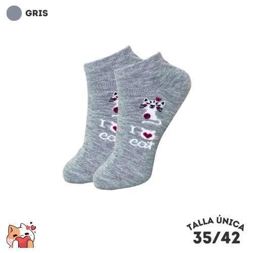 Calcetines Tobilleros Gatos