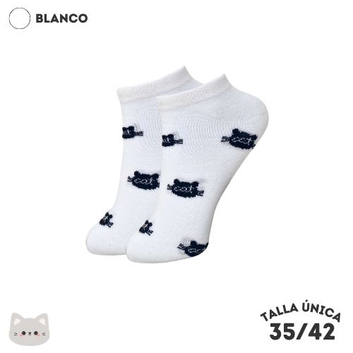 Calcetines Tobilleros Gatos