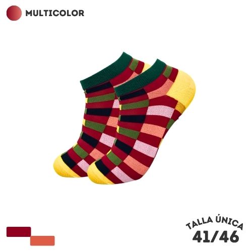Calcetines Tobilleros Rayas
