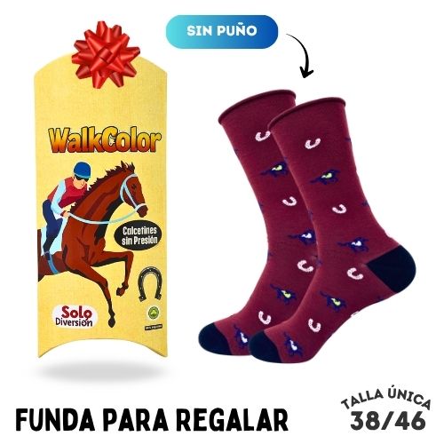 Calcetines Caballos Sin Puño