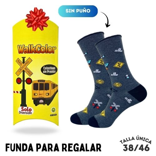 Calcetines Trenes Sin Puño