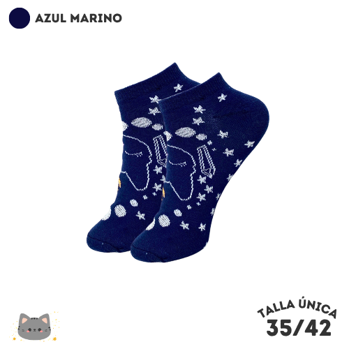 Calcetines Tobilleros Cat Stars