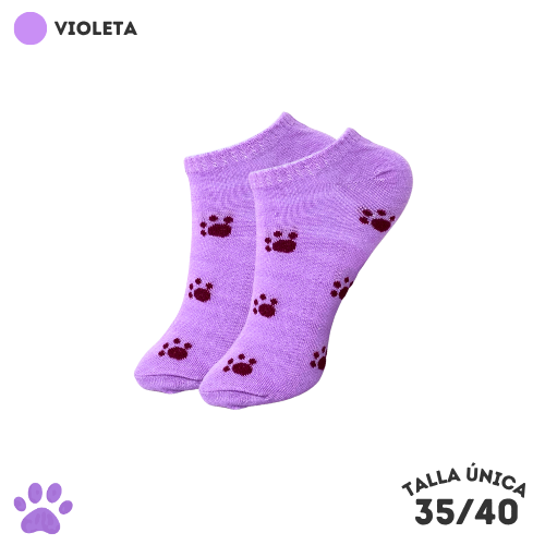 Calcetines Tobilleros Huellas