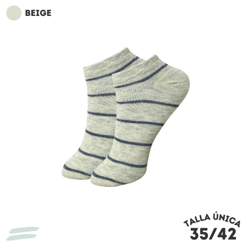 Calcetines Tobilleros Rayas