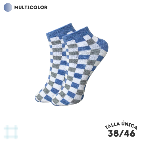 Calcetines Tobilleros Cuadrados