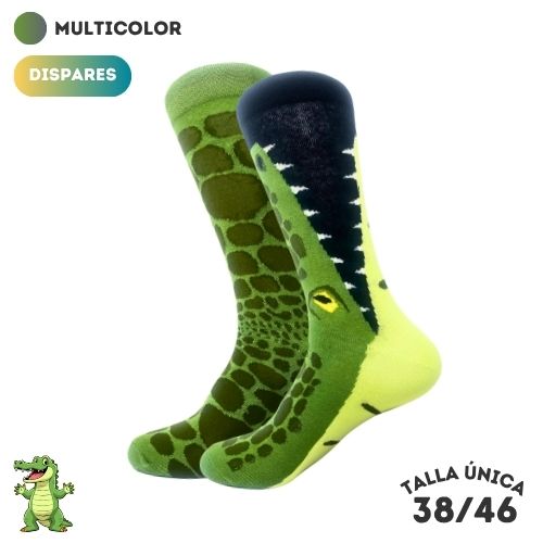 Calcetines Dispares Cocodrilos