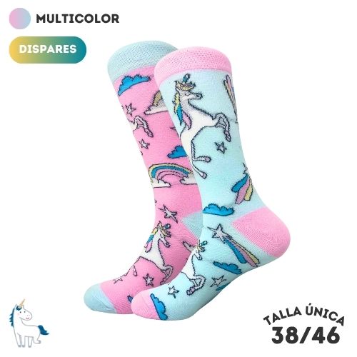 Calcetines Dispares Unicornios