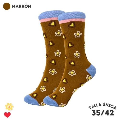 Calcetines Flores