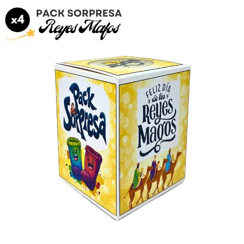 Pack (x4) Reyes Magos – Calcetines Divertidos Sorpresa