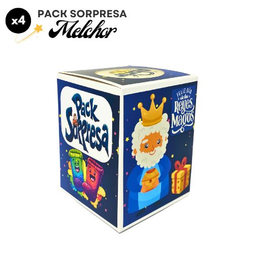 Pack (x4) Melchor – Calcetines Divertidos Sorpresa