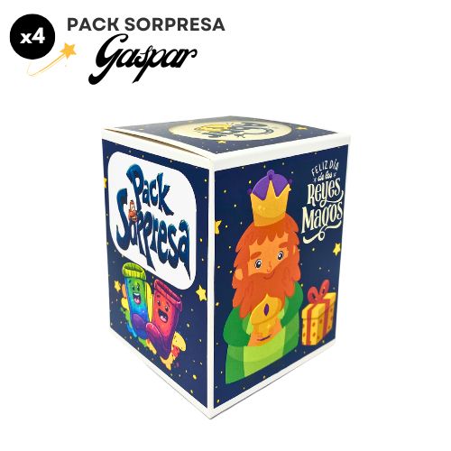 Pack (x4) Gaspar – Calcetines Divertidos Sorpresa