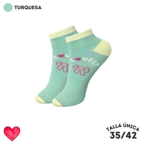 Calcetines Tobilleros Corazones