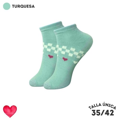 Calcetines Tobilleros Corazones