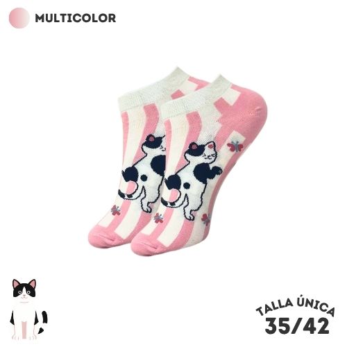 Calcetines Tobilleros Gatos