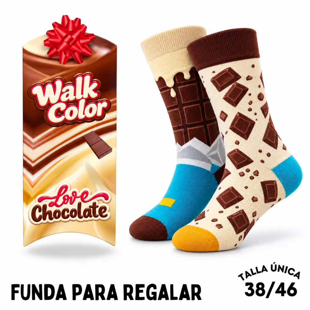 Calcetines Dispares Chocolate