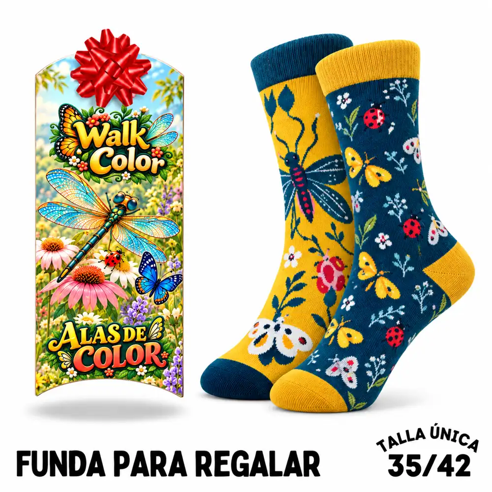 Calcetines Dispares Mariposas