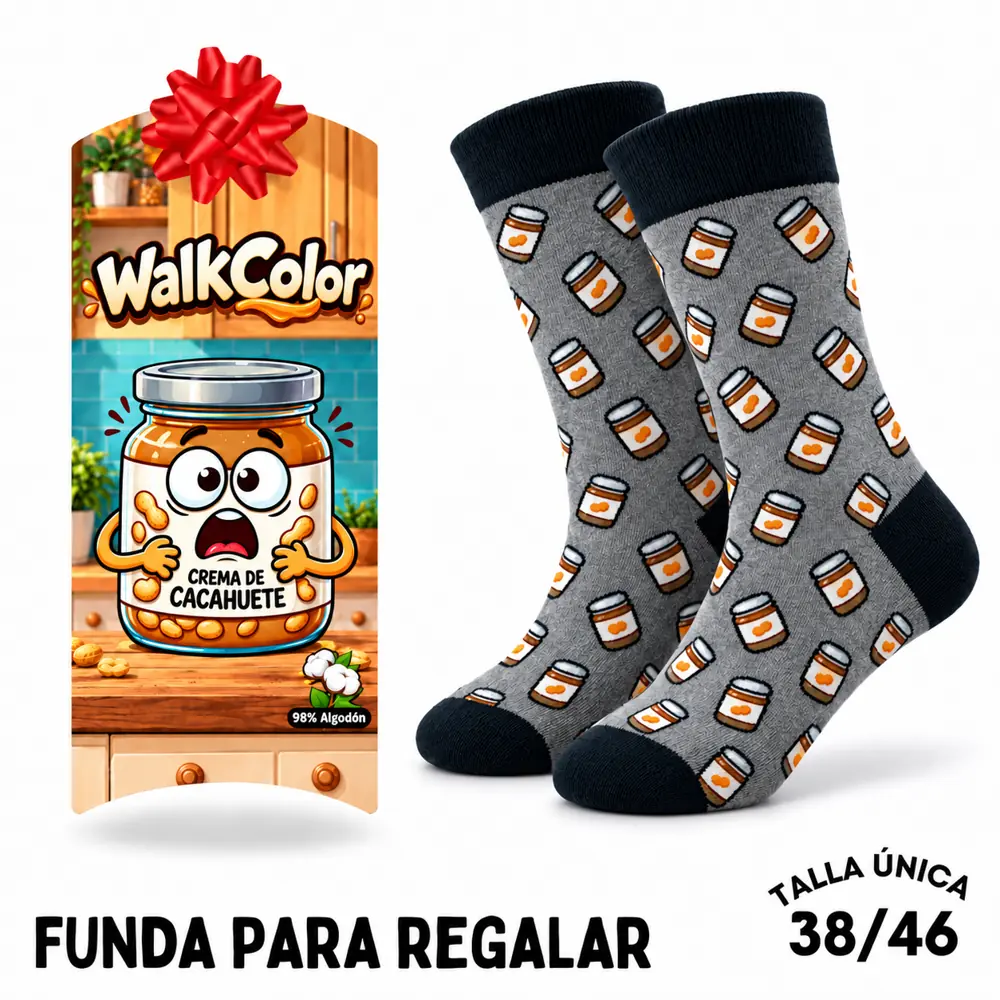Calcetines Crema Cacahuete