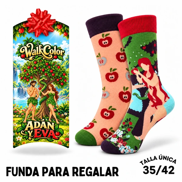 Calcetines Dispares Adán y Eva