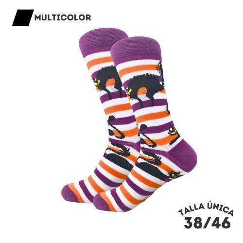 Calcetines de Gatos Halloween | WALKCOLOR