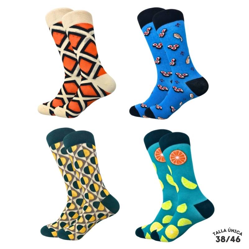 Calcetines Pack (x4) –  WalkColor | WALKCOLOR