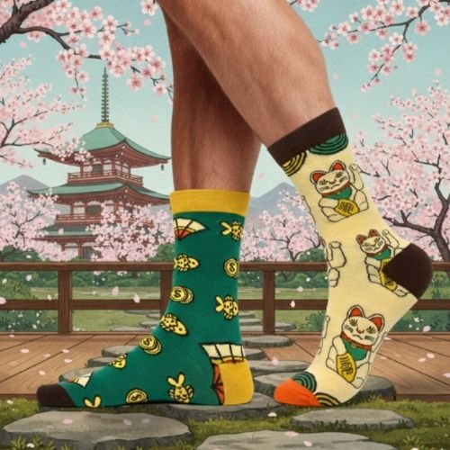 Calcetines Gatos de la Suerte