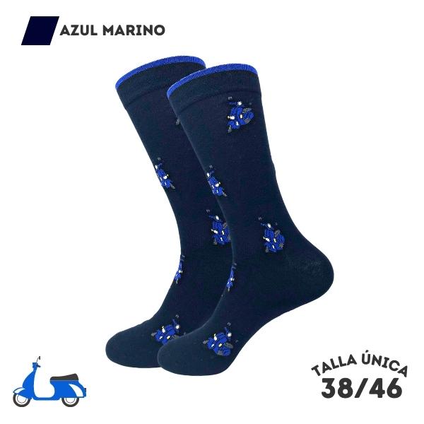Calcetines Vespa Azul Marino - WALKCOLOR