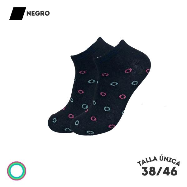Calcetines Tobilleros Circulos - WALKCOLOR