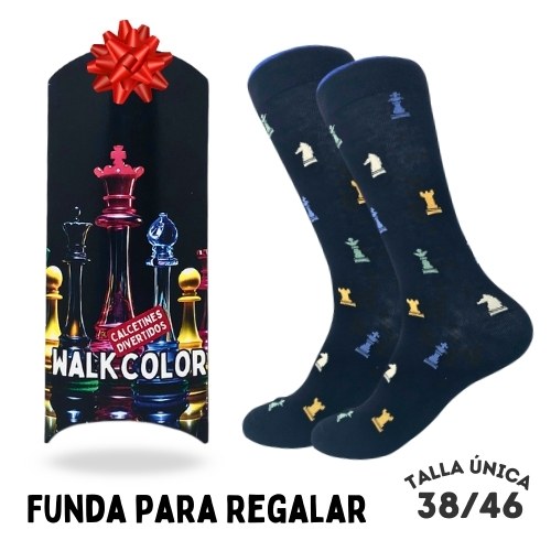 Calcetines Ajedrez Regalo