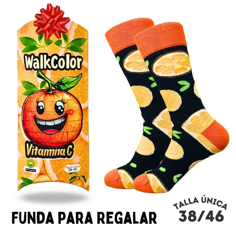 Calcetines Regalo Naranjas