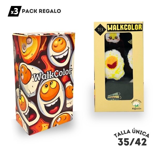 Pack Regalo Huevos Fritos - WALKCOLOR