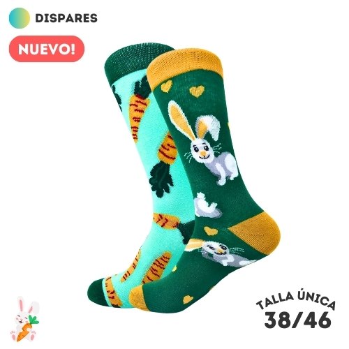 Calcetines Dispares Conejos