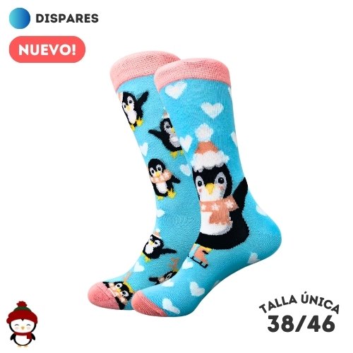 Calcetines Dispares Pingüinos