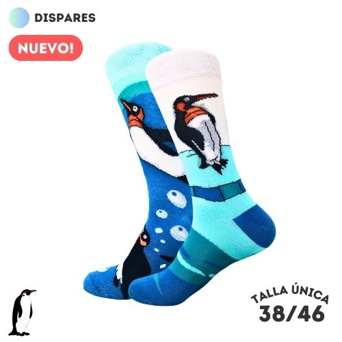 Calcetines Dispares Pingüinos