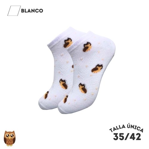 Calcetines Tobilleros Búhos