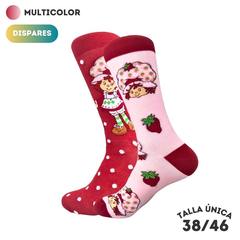 Calcetines Dispares Fresas