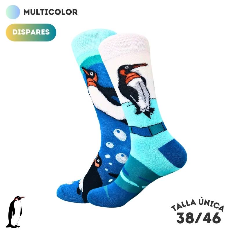 Calcetines Dispares Pingüinos