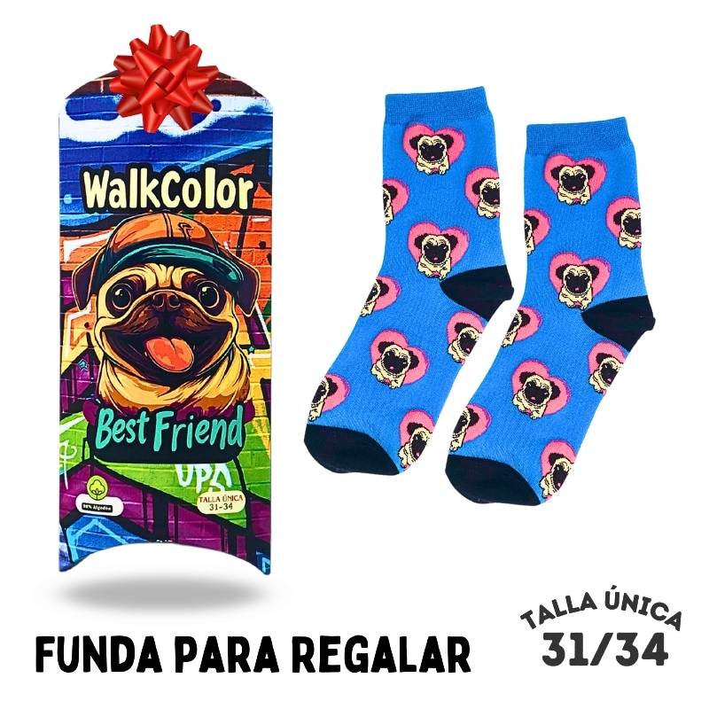 Calcetines Kids Regalo Pugs