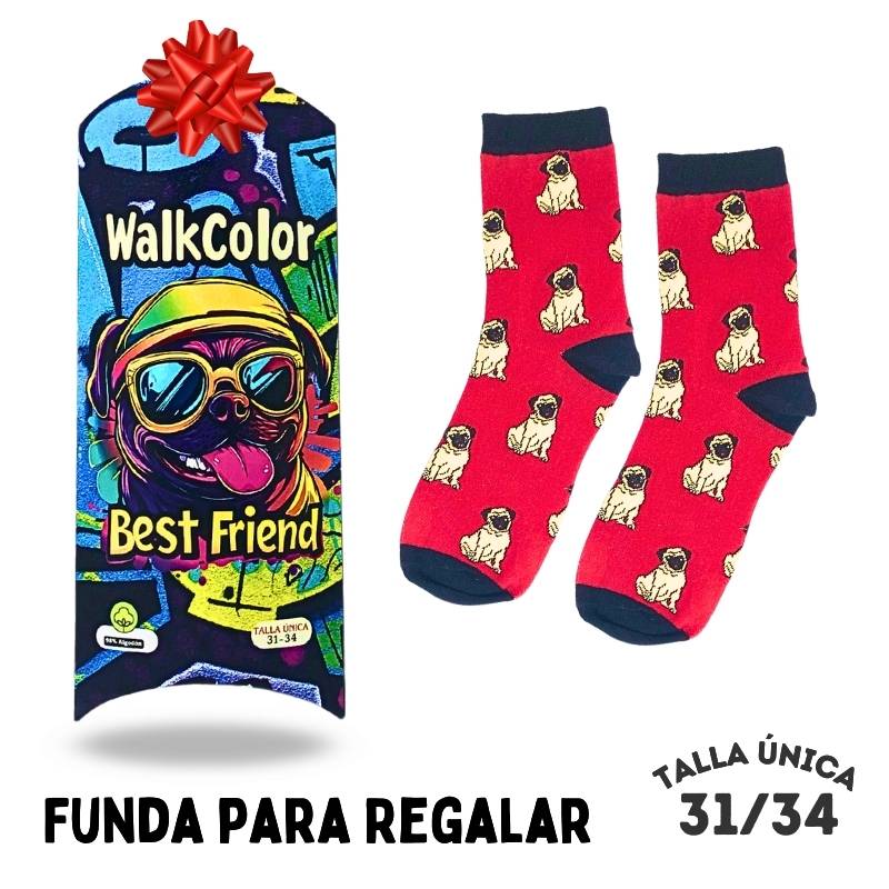 Calcetines Kids Regalo Pugs